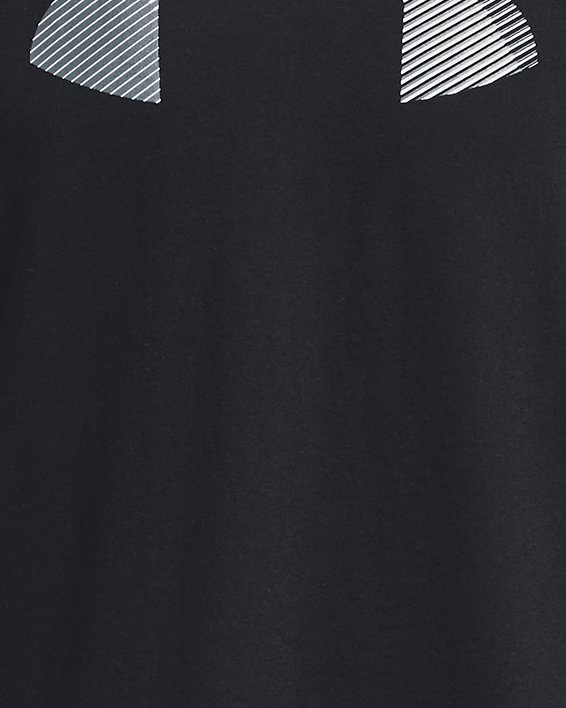 Men's UA Big Logo Fill Short Sleeve in Black image number 4