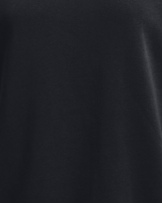Haut à col ras du cou oversize UA Essential Fleece pour femme, Black, pdpMainDesktop image number 4