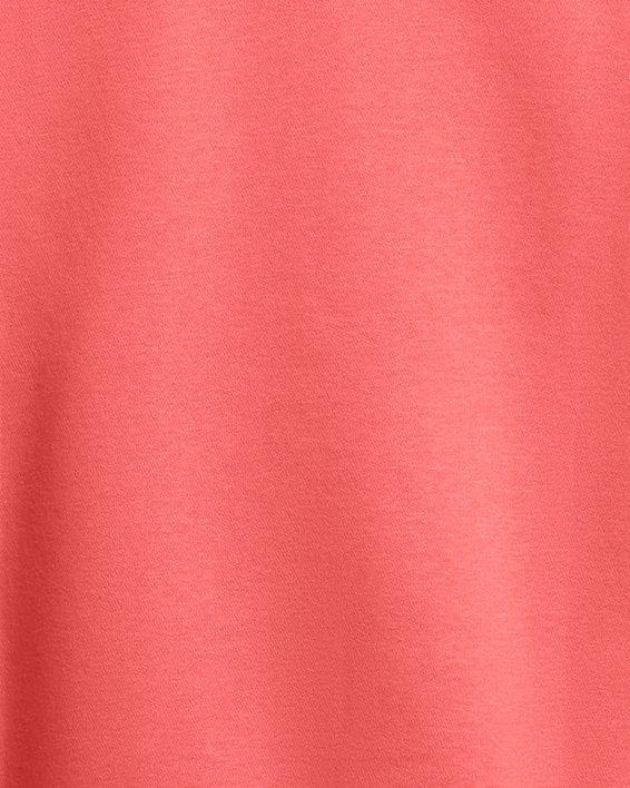 UA Essential Fleece-Oberteil mit Rundhalsausschnitt und Oversized-Schnitt für Damen, Pink, pdpMainDesktop image number 4