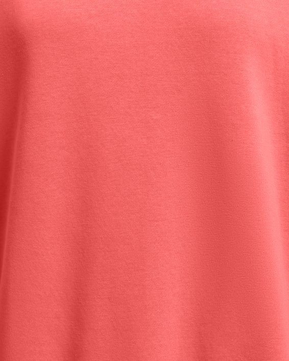 Haut à col ras du cou oversize UA Essential Fleece pour femme, Pink, pdpMainDesktop image number 3