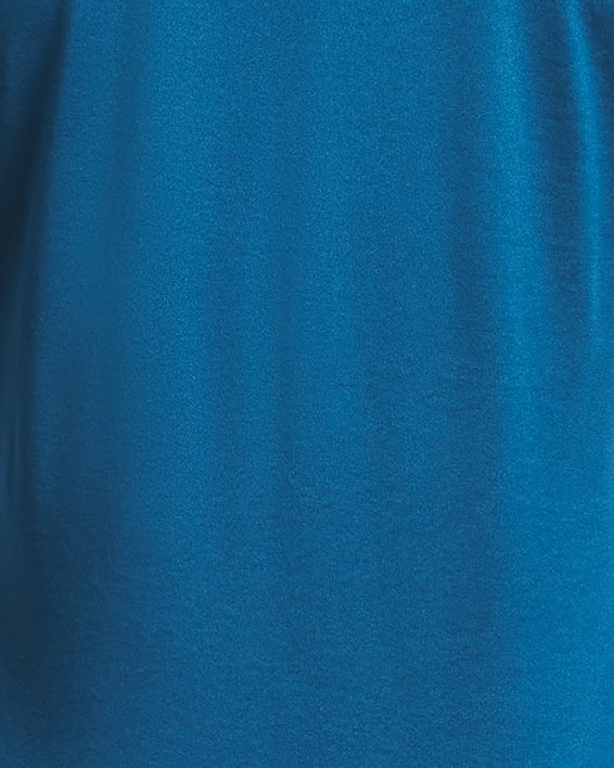 女士UA Tech™ Graphic短袖T恤 in Blue image number 5