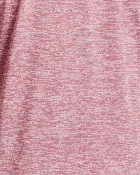 เสื้อแขนสั้น UA Tech™ Twist Graphic สำหรับผู้หญิง in Pink image number 5