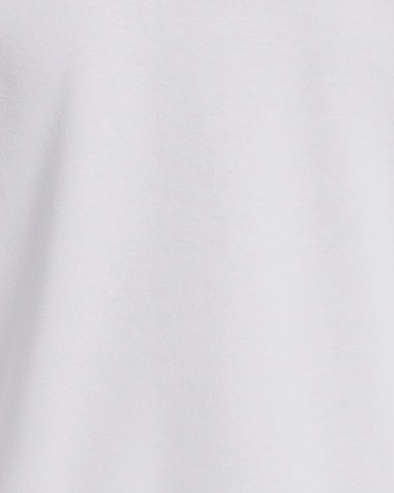 UA Rival Fleece met halve rits voor dames, White, pdpMainDesktop image number 5