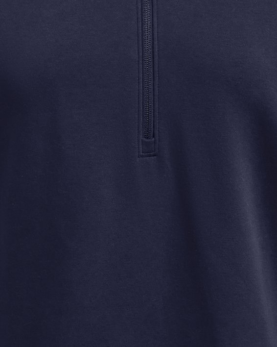 Women's UA Rival Fleece ½ Zip, Blue, pdpMainDesktop image number 3
