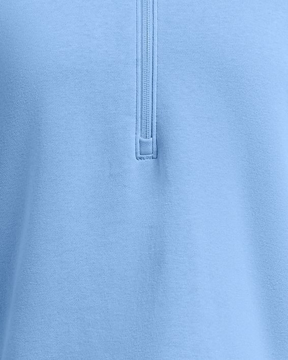 Women's UA Rival Fleece ½ Zip, Blue, pdpMainDesktop image number 3