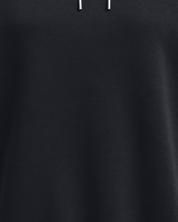 Women's UA Icon Fleece Oversized Hoodie, Black, pdpMainDesktop image number 4