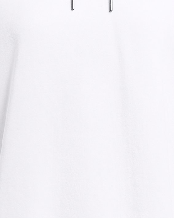 Sweat à capuche oversize UA Essential Fleece pour femme, White, pdpMainDesktop image number 3