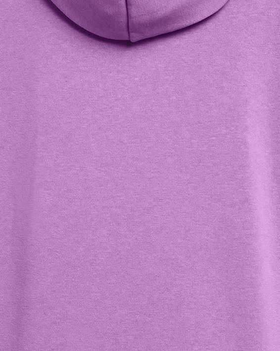 Sweat à capuche UA Rival Fleece pour femme, Purple, pdpMainDesktop image number 4