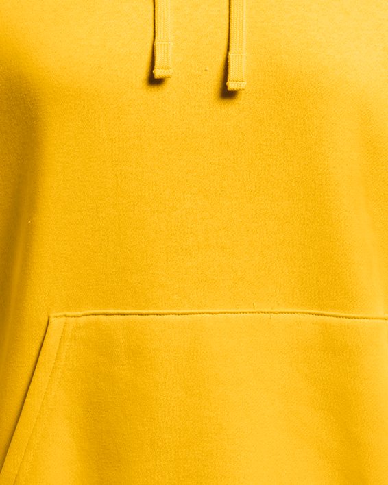 Sudadera con capucha UA Rival Fleece para mujer, Yellow, pdpMainDesktop image number 3