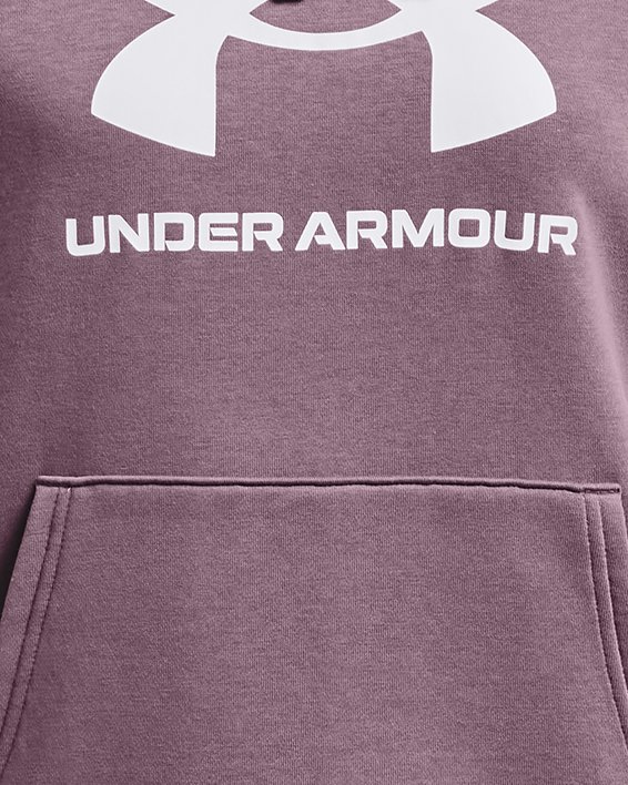 Women's UA Rival Fleece Big Logo Hoodie image number 4