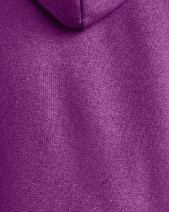 Dameshoodie UA Rival Fleece Big Logo, Purple, pdpMainDesktop image number 5