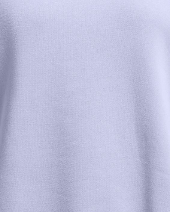Haut à col ras du cou UA Rival Fleece pour femme, Purple, pdpMainDesktop image number 3