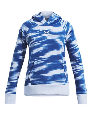 UA Rival Fleece Printed Girls’ Hoodie