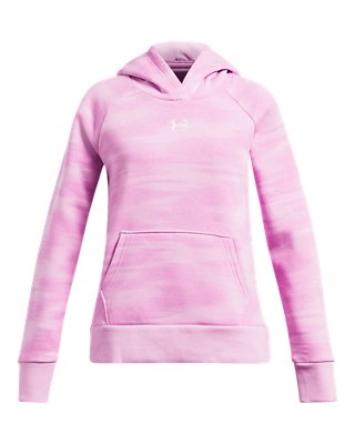 Under Armour Rival Fleece Printed — 639-L.PINK