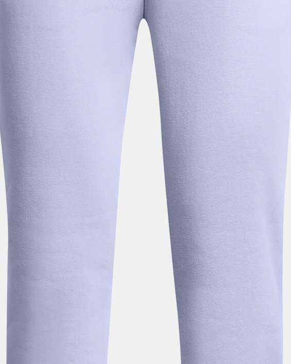Pantalon de jogging UA Rival Fleece pour fille, Purple, pdpMainDesktop image number 0