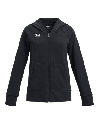 Girls' UA Rival Fleece Full-Zip Hoodie | Under Armour