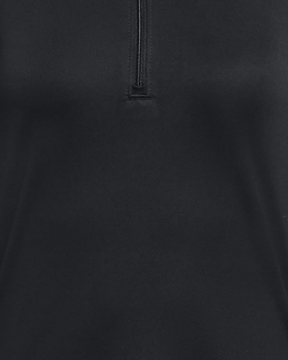 Mädchen UA Tech™ Graphic ½ Zip, Black, pdpMainDesktop image number 0