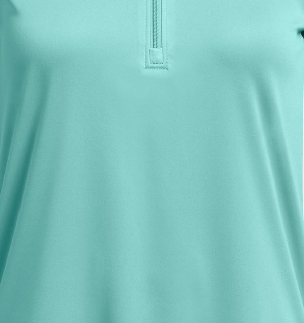 Girls'  Under Armour  Tech™ Graphic ½ Zip Radial Turquoise / Metallic Silver YSM (50 - 54 in)