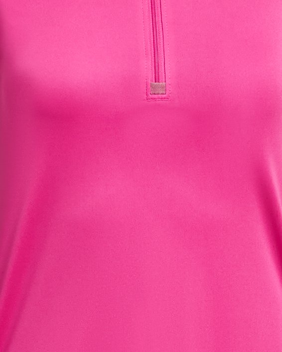 Bluza dziewczęca z zamkiem do połowy UA Tech™ Graphic, Pink, pdpMainDesktop image number 0