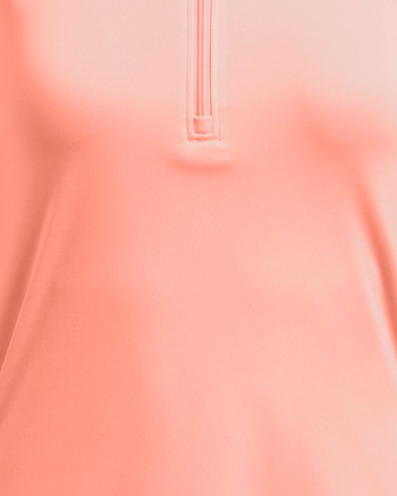 Girls' UA Tech™ Graphic ½ Zip, Orange, pdpMainDesktop image number 0