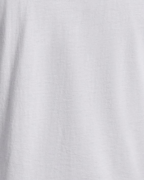 男士UA Collegiate Crest短袖T恤 in White image number 5
