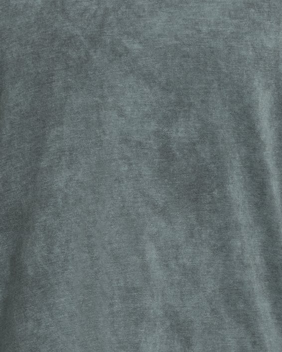男士UA Elevated Core Wash短袖T恤 in Gray image number 4