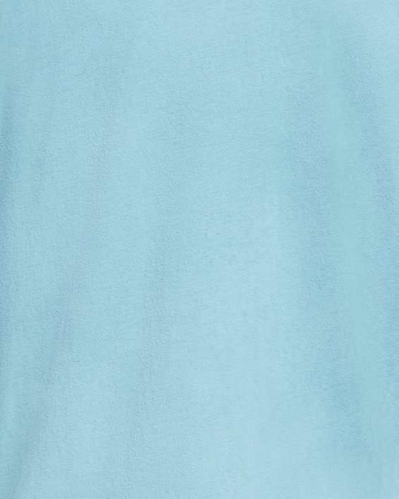 男士UA Elevated Core Wash短袖T恤 in Blue image number 5