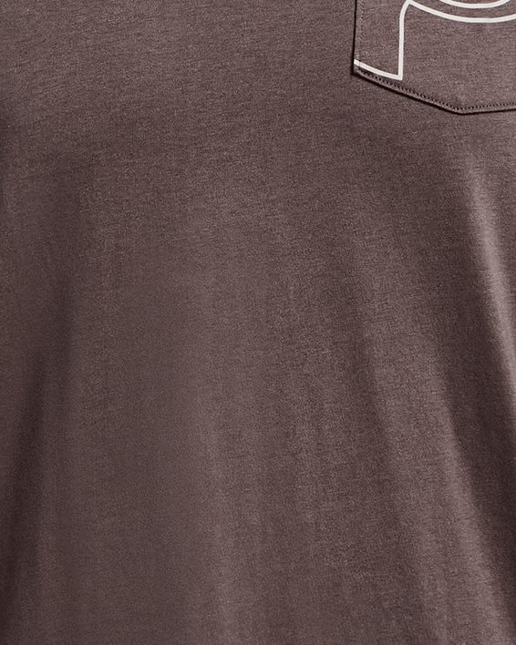 Men's UA Elevated Core Pocket Short Sleeve, Gray, pdpMainDesktop image number 4