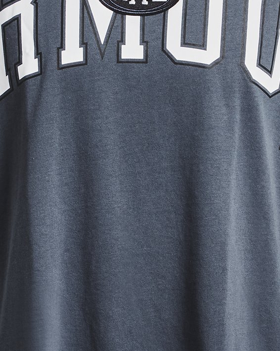 UA M OVERSIZE ARCH HW SS in Gray image number 4