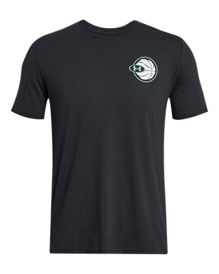 Men's UA Basketball Nothing Easy Short Sleeve, Black, pdpMainDesktop image number 4