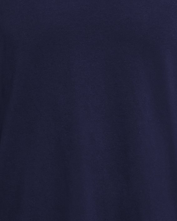 男士UA Outdoor越野短袖T恤 in Blue image number 4