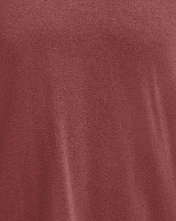 男士UA Outdoor越野短袖T恤 in Red image number 4