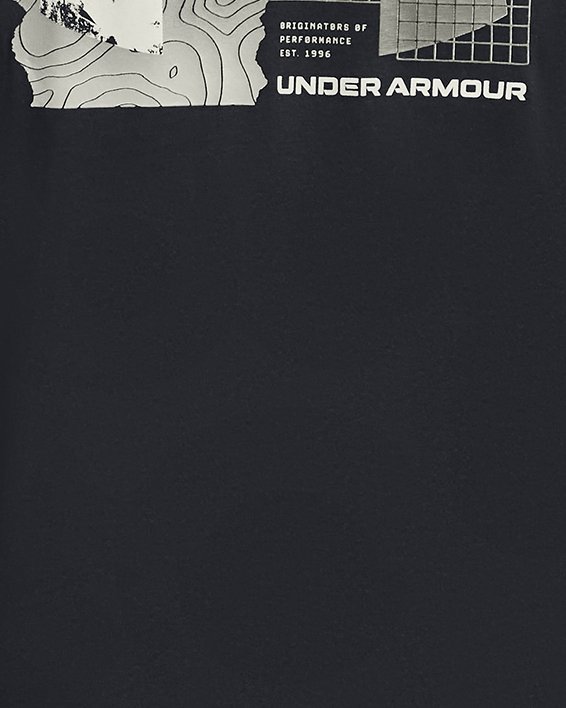 Men's UA Outdoor Tear Grid Short Sleeve in Black image number 5