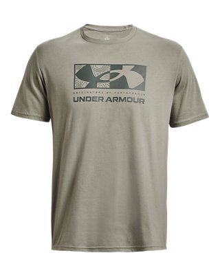 男士UA Outdoor開叉短袖T恤 image number 4