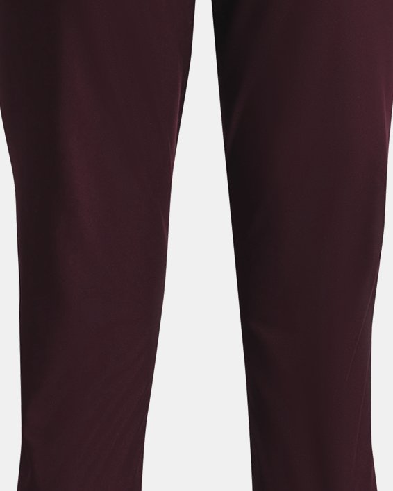 Women's UA Challenger Pique Pants, Maroon, pdpMainDesktop image number 6