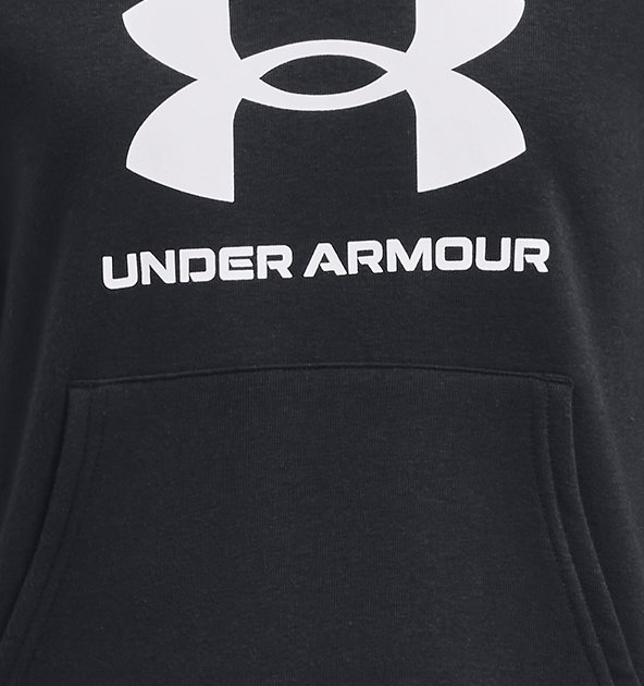 Under Armour Girls' UA Rival Fleece Big Logo Hoodie
