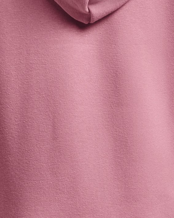 Sweat à capuche UA Rival Fleece Big Logo pour fille, Pink, pdpMainDesktop image number 1