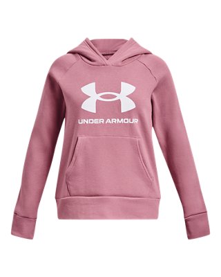 Girls' UA Rival Fleece Big Logo Hoodie Under Armour HK