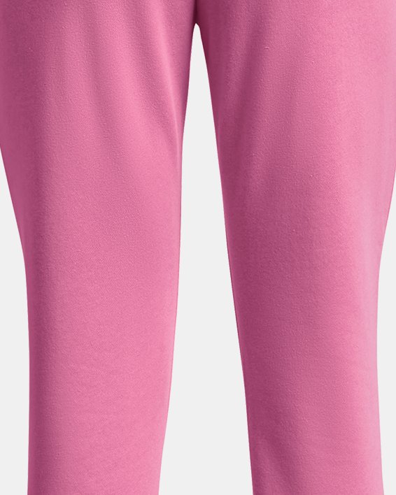 Pantalones Deportivos UA Rival Fleece para Mujer, Pink, pdpMainDesktop image number 5
