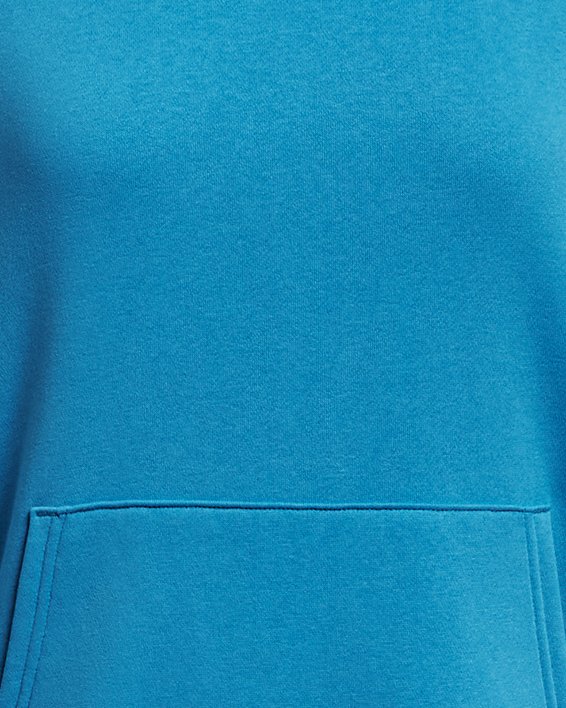 Sudadera cuello tipo embudo UA Rival Fleece para mujer, Blue, pdpMainDesktop image number 4