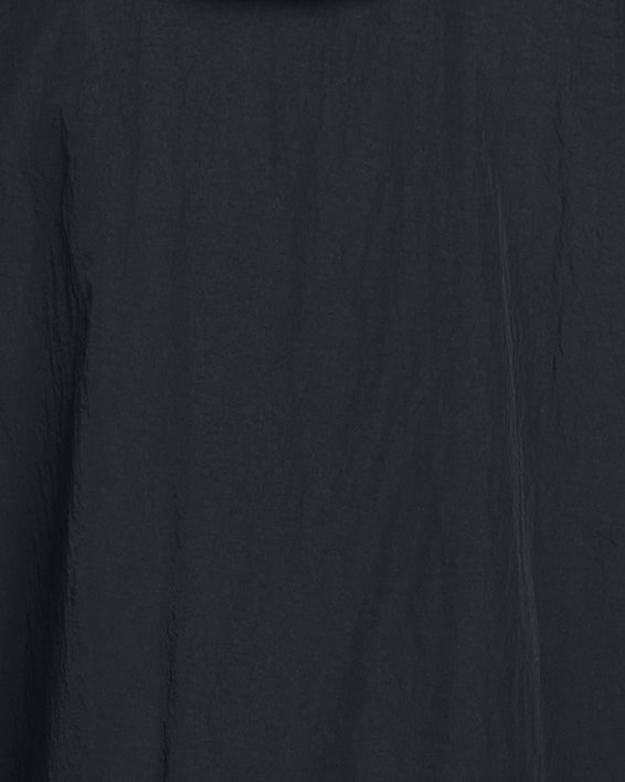 Men's UA RUSH™ Woven ½ Zip Hoodie in Black image number 8