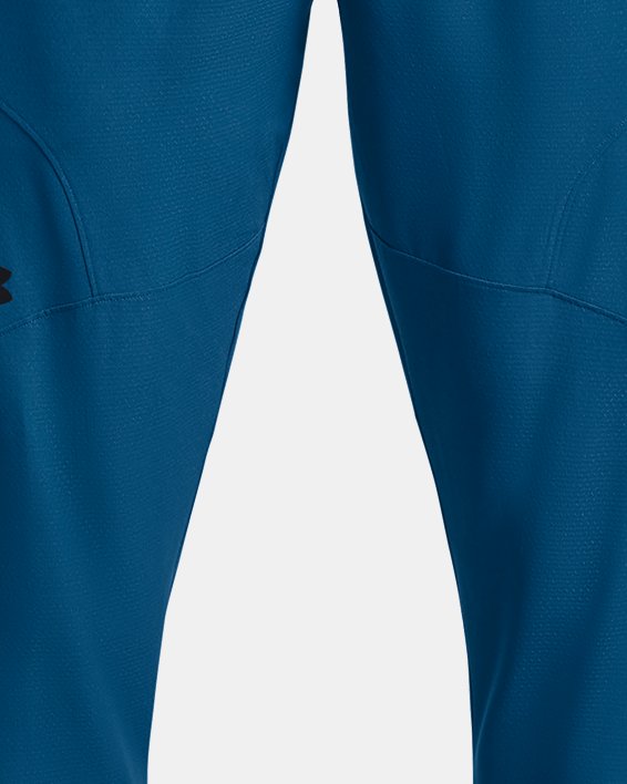 Under Armour Pants Large Adult Blue Jogger Loose Tapered Logo