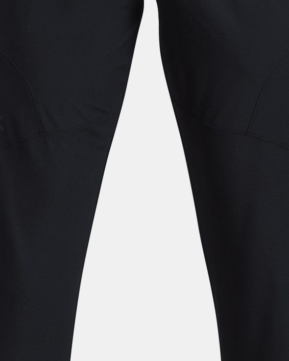 กางเกงขาเรียวมีผิวสัมผัส UA Unstoppable สำหรับผู้ชาย in Black image number 5