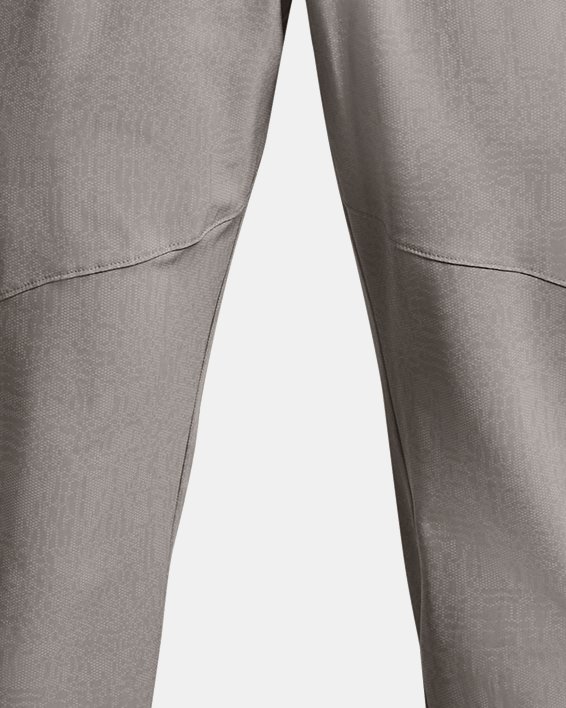 Men's UA Stretch Woven Printed Joggers, Gray, pdpMainDesktop image number 5