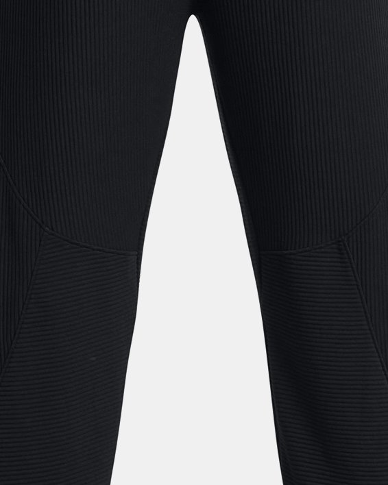 กางเกงขาเรียวผ้าฟลีซ UA Ottoman สำหรับผู้ชาย in Black image number 7