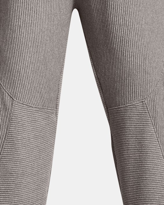 Men's UA Ottoman Fleece Tapered Pants, Gray, pdpMainDesktop image number 5