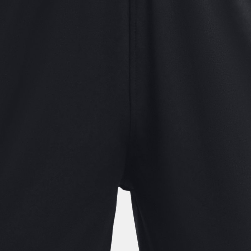 Pantalón corto de punto Under Armour Challenger para niño Negro / Blanco YXS (122 - 127 cm)