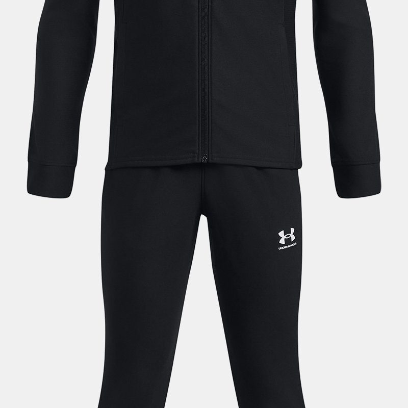 Boys'  Under Armour  Challenger Tracksuit Black / White YXS (48 - 50 in)