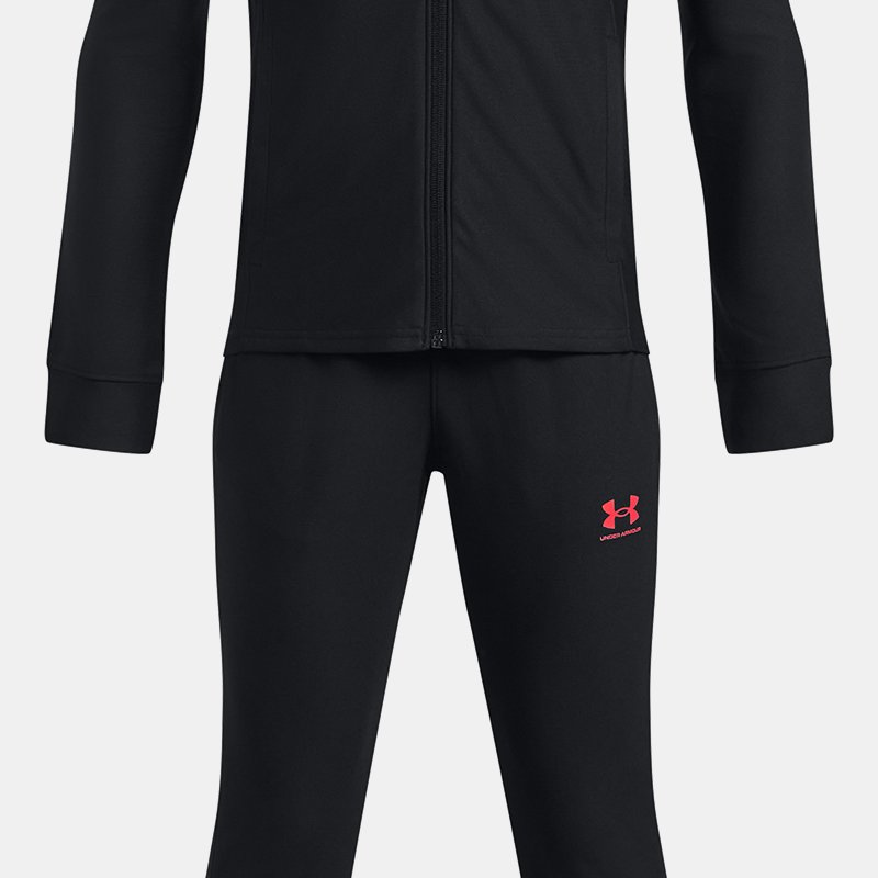 Boys'  Under Armour  Challenger Tracksuit Black / Beta YXS (48 - 50 in)