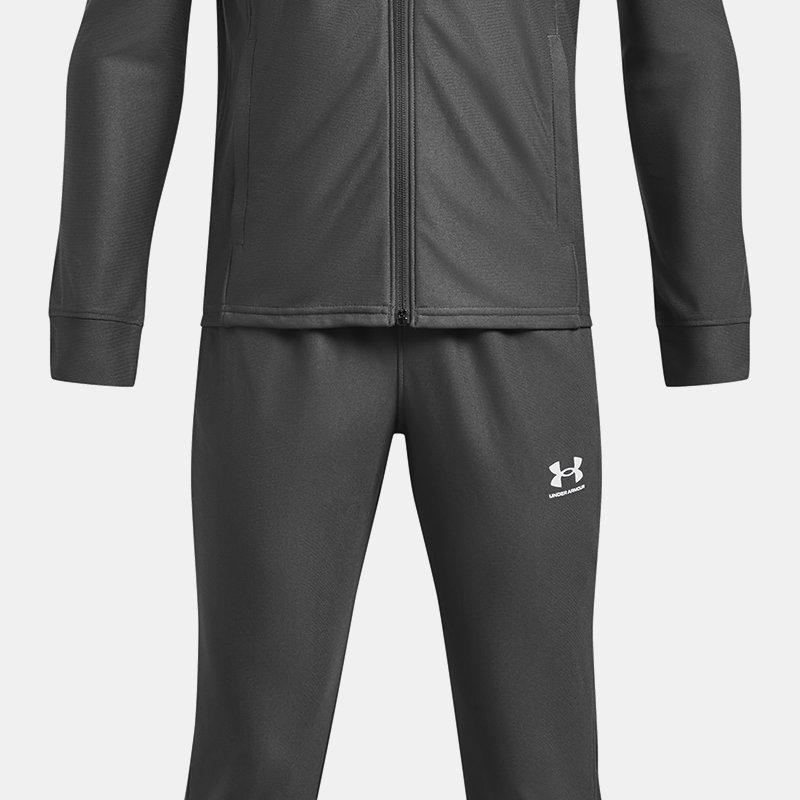 Boys'  Under Armour  Challenger Tracksuit Castlerock / White YLG (59 - 63 in)